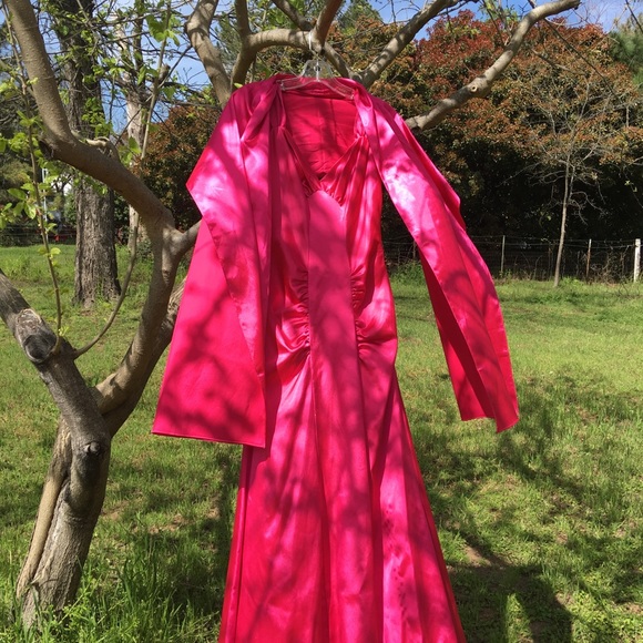 Isabella Hot Pink Prom Dress - Picture 5 of 8